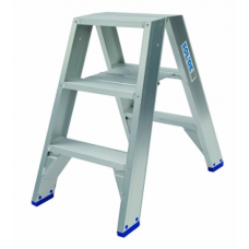 DUBBELE TRAPLADDER / 2 X 3 TREDEN