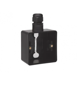 NIKO HYDRO OPBOUWDOOS LEEG 1V + 1 INGANG ZWART