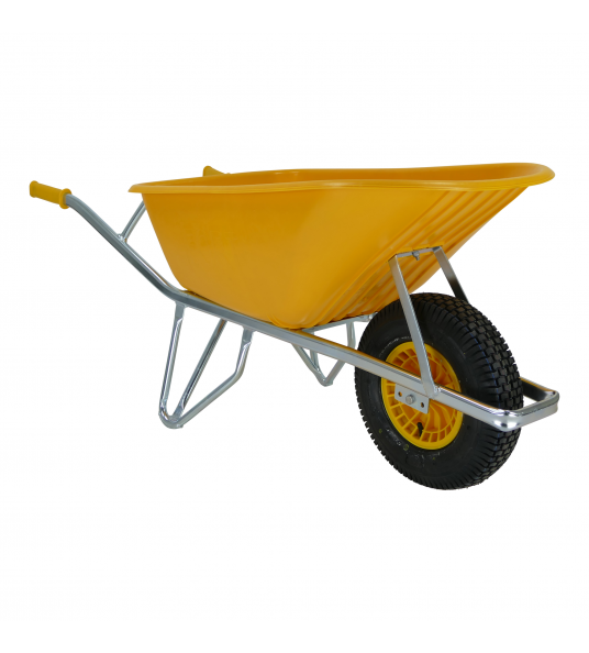 FORT KRUIWAGEN KUNSTSTOF GELE BAK SMB-100 (100 LTR)