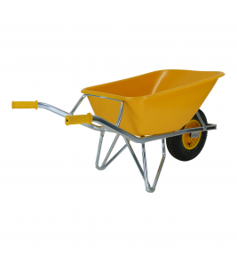 FORT KRUIWAGEN KUNSTSTOF GELE BAK SMB-100 (100 LTR)