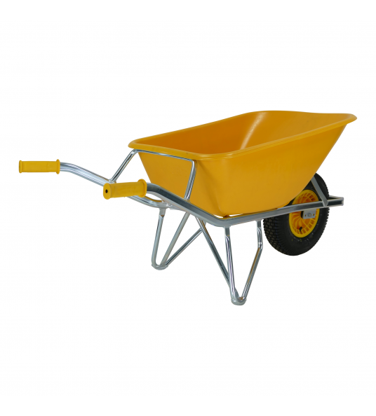 FORT KRUIWAGEN KUNSTSTOF GELE BAK SMB-100 (100 LTR)