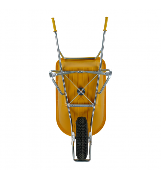 FORT KRUIWAGEN KUNSTSTOF GELE BAK SMB-100 (100 LTR)