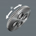WERA 8000 B SB ZYKLOP SPEED RATEL MET 3/8"-AANDRIJVING 199 MM