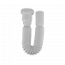 BONFIX FLEXIBELE AFVOERBUIS (KLEM - SPIE) 40 MM