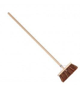 BEZEM BRUIN 28CM INCL. STEEL