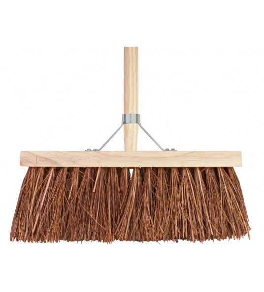 BEZEM BRUIN 37CM INCL. STEEL