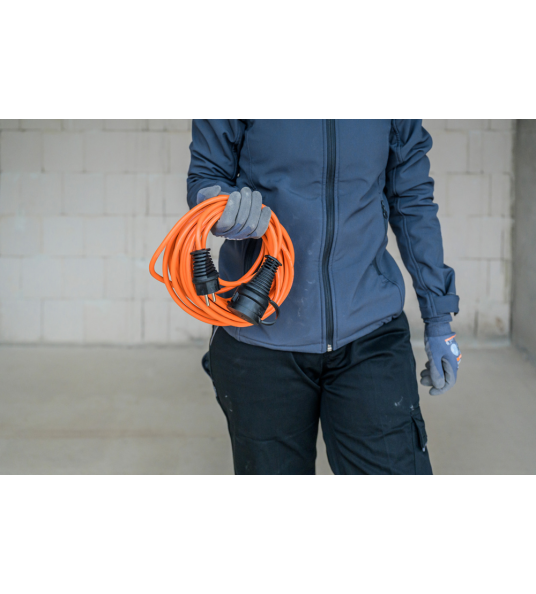 BREMAXX VERLENGKABEL MET AARDE IP44 10M 3X1.5 MM2 ORANJE BREMAXX VERLENGKABEL MET AARDE IP44 10M 3X1.5 MM2 ORANJE