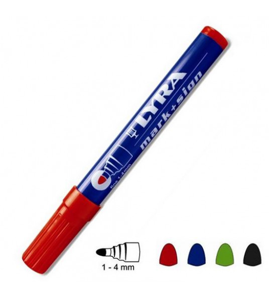 LYRA PERMANENT MARKER MERKSTIFT 11- 112 - ROOD