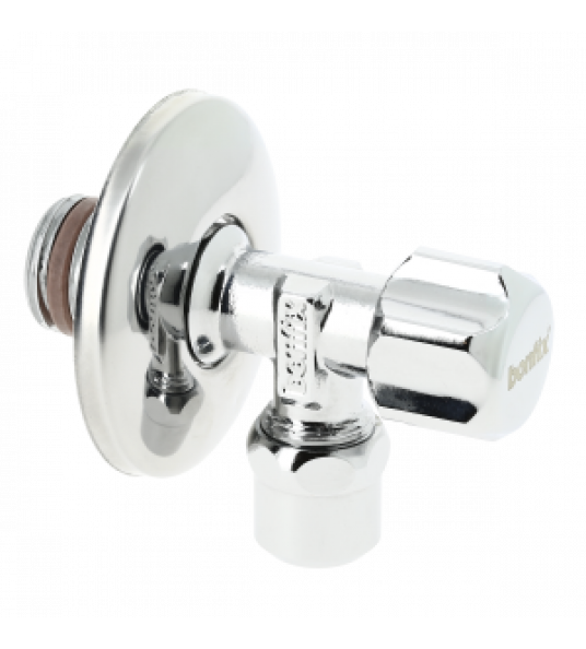 BONFIX HOEKSTOPKRAAN 1/2" X 10 MM MET ROZET 1ST