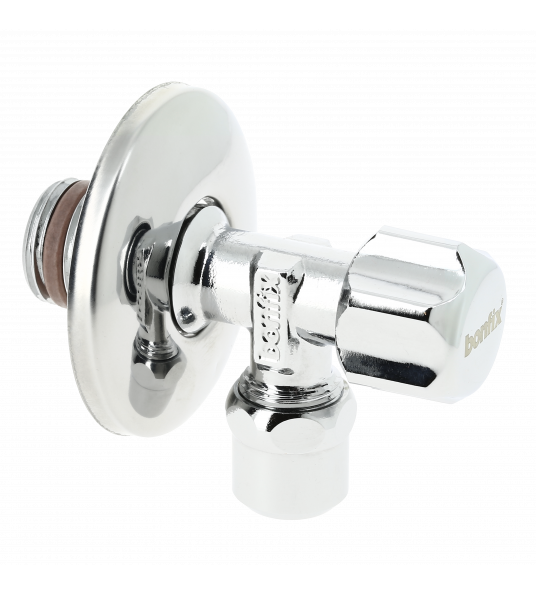 BONFIX HOEKSTOPKRAAN 1/2" X 10 MM MET ROZET 1ST