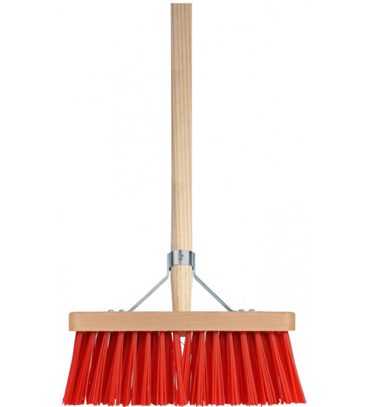 BEZEM ROOD 28CM INCL. STEEL