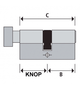 MAUER KC1-31/31-SP-NI-3 SL FP2 KNOPCILINDER