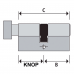 MAUER KC1-31/31-SP-NI-3 SL FP2 KNOPCILINDER