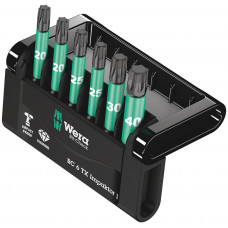 WERA TORX BITSET BIT-CHECK 6 TX IMPAKTOR 1, 6-DELIG