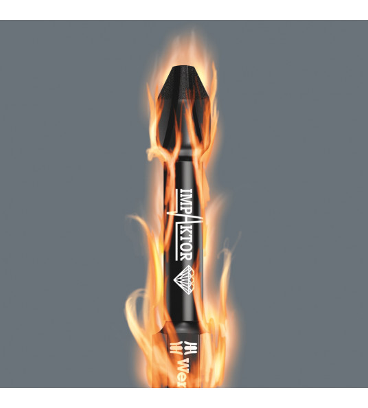 WERA TORX BITSET BIT-CHECK 6 TX IMPAKTOR 1, 6-DELIG