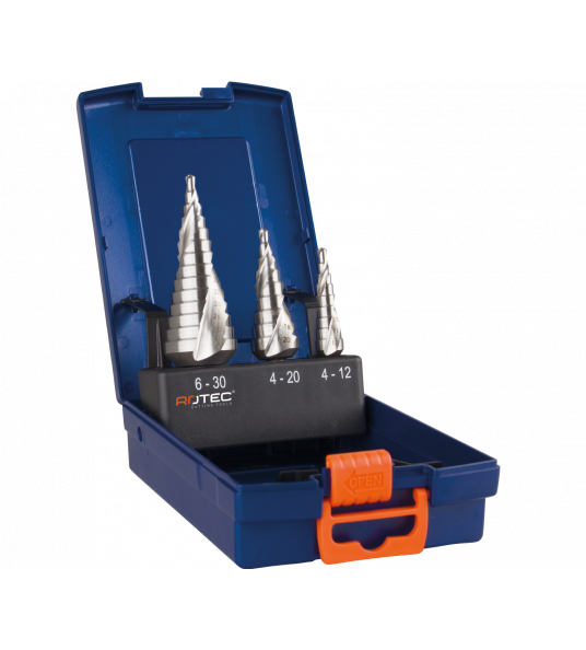 TRAPPENBORENSET '425', 3-DLG., NR. 0/9-1-2 ABS