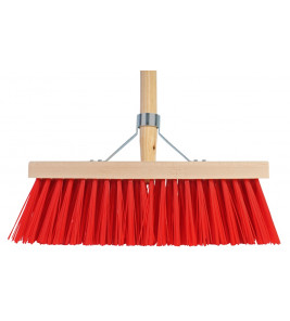 BEZEM ROOD 35CM INCL. STEEL