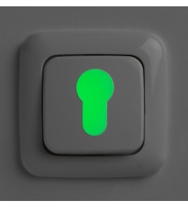 SECUCARE EUROPROFIEL CILINDER EN SCHAKELAAR MARKERING, GLOW IN THE DAR SECUCARE EUROPROFIEL CILINDER EN SCHAKELAAR MARKERING, GLOW IN THE DAR