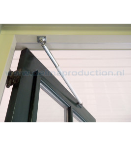 DELMA DEURDEMPER (STORM) VOOR DEURGEWICHT 75-110 KG WIT (INCL BEVESTIGING)