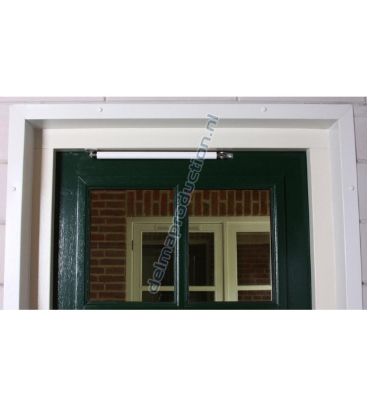 DELMA DEURDEMPER (STORM) VOOR DEURGEWICHT 75-110 KG WIT (INCL BEVESTIGING) DELMA DEURDEMPER (STORM) VOOR DEURGEWICHT 75-110 KG WIT (INCL BEVESTIGING)