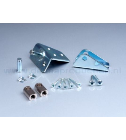 BEVESTIGINGSSET TBV DELMA DEURDEMPER VOOR DAGMAAT <30MM