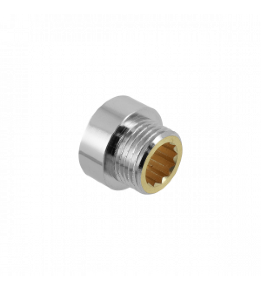 BONFIX KRAANVERLENGSTUK 1/2" X 15 MM CHROOM 1ST