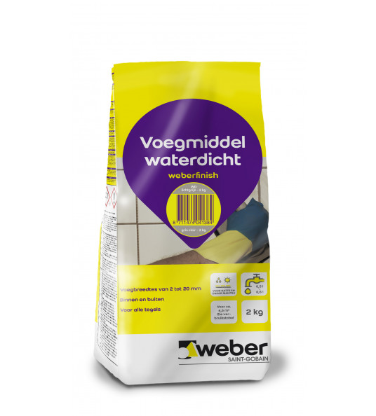 WEBER VOEGMIDDEL WATERDICHT LICHT GRIJS 2KG (6)