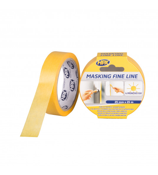 AFPLAKBAND MASKING 4400 FINE LINE - ORANJE 25MM X 25MTR AFPLAKBAND MASKING 4400 FINE LINE - ORANJE 25MM X 25MTR