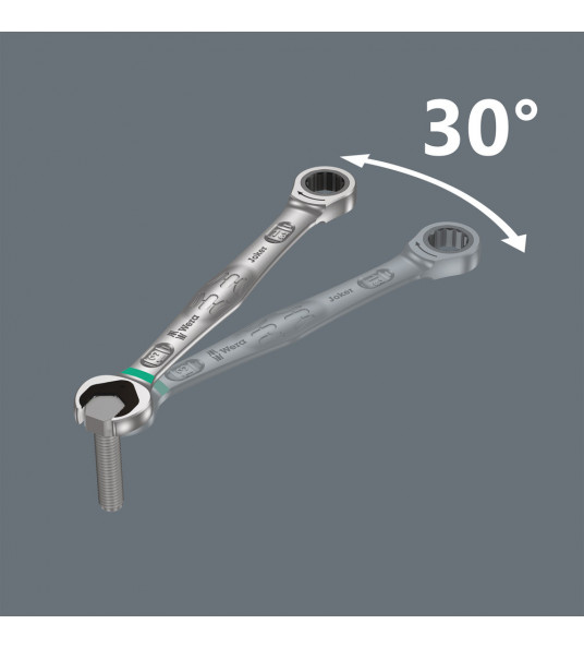 JOKER STEEK- EN RINGRATELSLEUTEL-SET, ZB, 4-DELIG