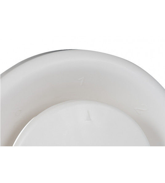NEDCO AFZUIGVENTIEL 8 VENTILATIE STANDEN Ø100/125MM WIT