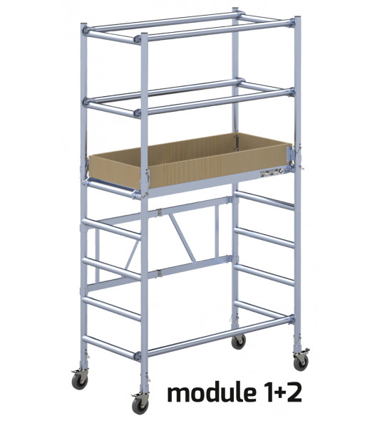 MAXALL VOUWSTEIGER COMPACT MODULE-1 75X150 CM (WERKHOOGTE 3MTR) MAXALL VOUWSTEIGER COMPACT MODULE-1 75X150 CM (WERKHOOGTE 3MTR)
