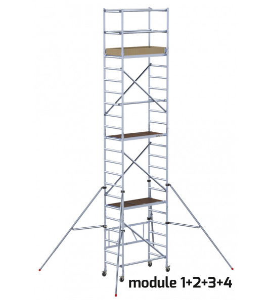 MAXALL VOUWSTEIGER COMPACT MODULE-1 75X150 CM (WERKHOOGTE 3MTR) MAXALL VOUWSTEIGER COMPACT MODULE-1 75X150 CM (WERKHOOGTE 3MTR)