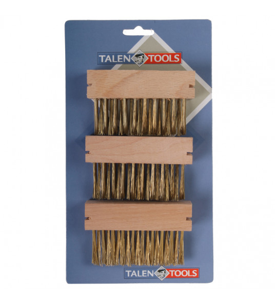 ONKRUIDBORSTELS - 3 STUKS - VOOR HOUDER - ZONDER STEEL