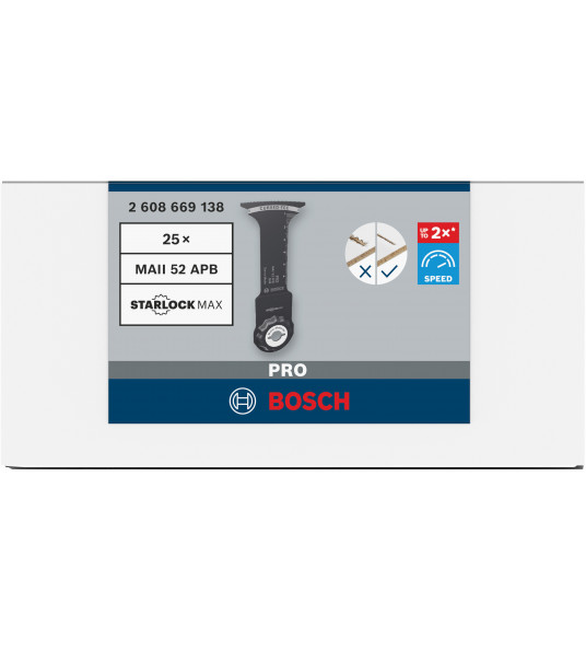 BOSCH PRO STARLOCK MAX MAII 52 APB HOUT/METAAL BIM WM 52X70