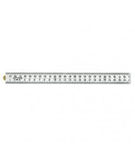 DUIMSTOK KUNSTSTOF WIT 4 DELIG WIT 100CM/MM