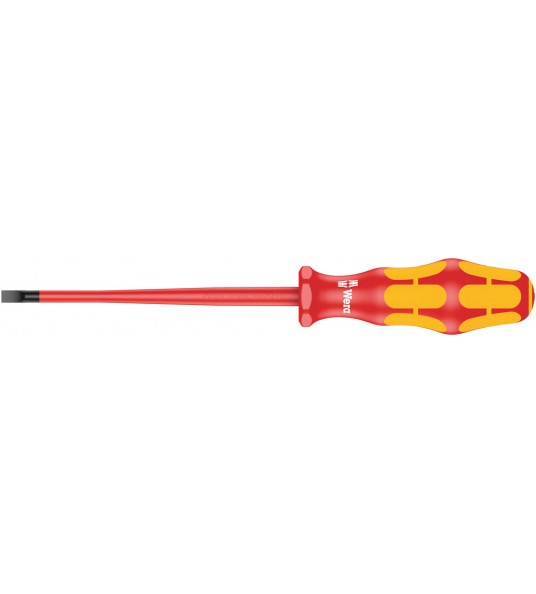 WERA 160 IS 0.6X3.5 MM VDE GEISOLEERDE SCHROEVENDRAAIER KLING GEREDUCEERD