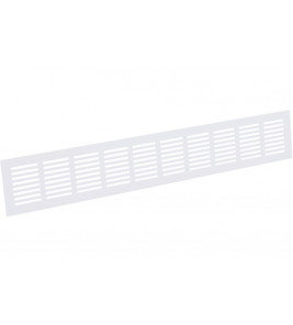 ALU PLINTROOSTER 600X80MM WIT
