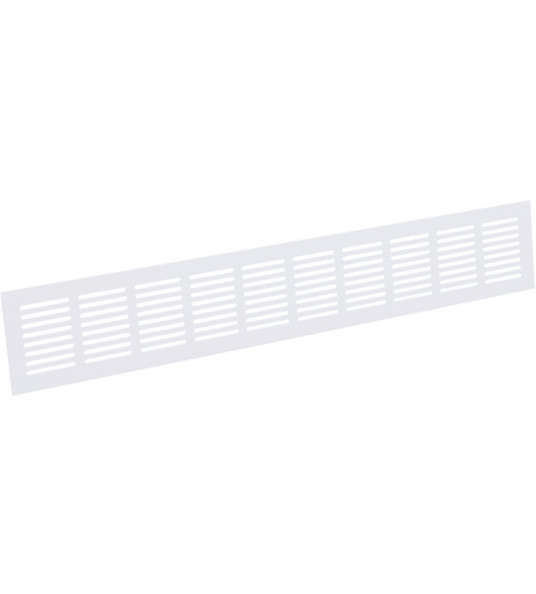 ALU PLINTROOSTER 600X80MM WIT