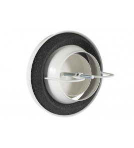 AFVOERVENTIEL STAAL ø100MM