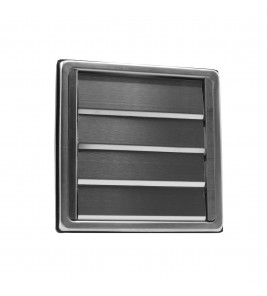 RVS LAMELLENROOSTER 4 LAMELLEN ø125MM