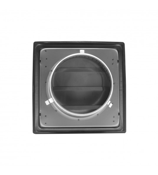 RVS LAMELLENROOSTER 4 LAMELLEN ø125MM