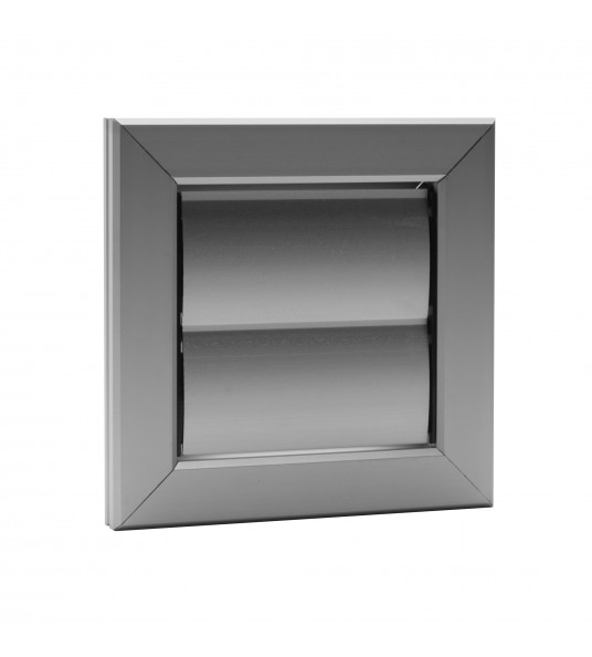 ALU LAMELLENROOSTER 155X155MM F1 ALUMINIUM