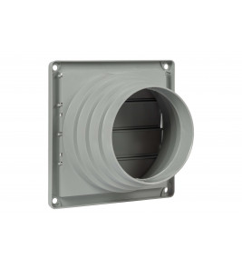 UNIVERSEEL LAMELLENROOSTER 4 LAMELLEN ø100-130MM GRIJS