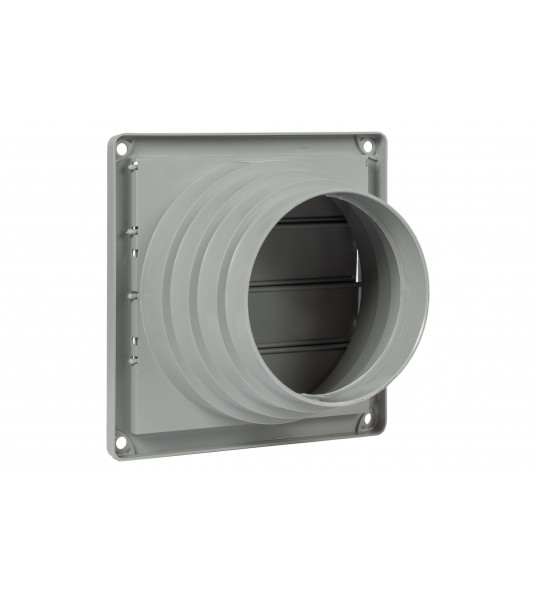 UNIVERSEEL LAMELLENROOSTER 4 LAMELLEN ø100-130MM GRIJS