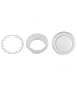 AFZUIGVENTIEL MET AANSLUITBUS ø125MM