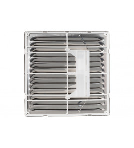 RVS SCHOEPENROOSTER MET BEVESTIGINGSKLEM 230X230MM