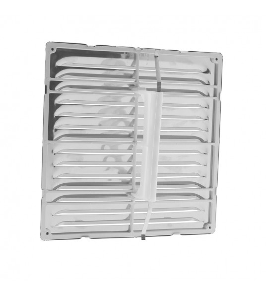 RVS SCHOEPENROOSTER MET BEVESTIGINGSKLEM 230X230MM