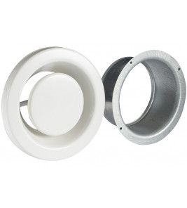 AFVOERVENTIEL STAAL ø125MM