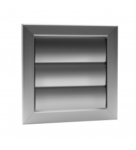 ALU LAMELLENROOSTER 205X205MM F1 ALUMINIUM