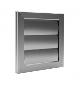 ALU LAMELLENROOSTER 205X205MM F1 ALUMINIUM